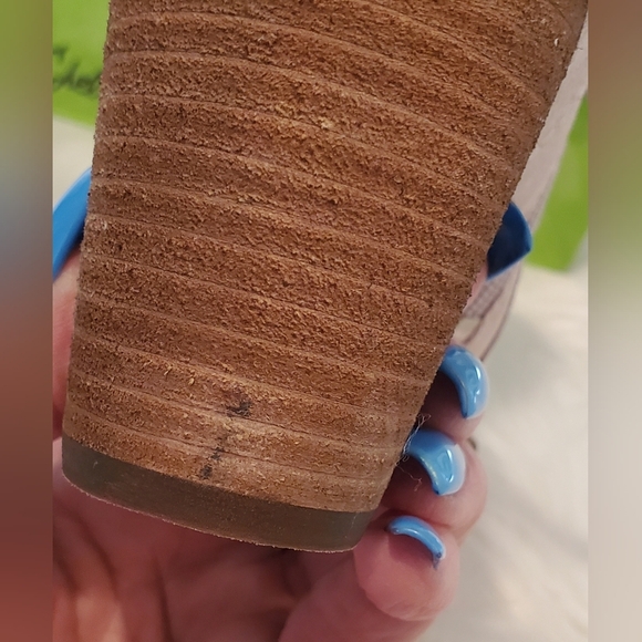 Sam Edelman Mathia Women's Tan Suede Ankle Boots With Stacked Heel Size 10 New - Picture 7 of 7